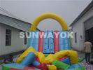 Huge Flame retardant Inflatable Obstacle Course fireproof plato TM For Kids