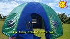 PVC Tarpaulin Double Layers Dome Inflatable Camping Tent CE , UV-Resistance
