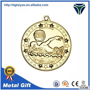 3D Swimming Metal Medal