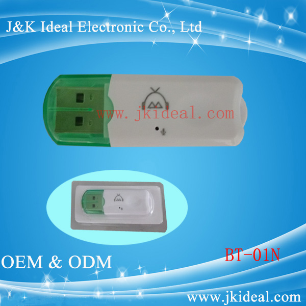 Bluetooth usb audio music receiver dongle adapter for speakers