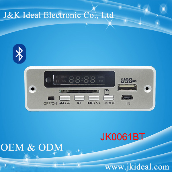 Bluetooth aux usb sd fm mp3 player decoder module 