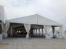 Custom Clear Tent For Wedding Fireproof , Luxury Party Tent With Double PVC Rooftop