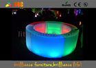 PE LED bar round counter / LED Glowing bar furniture