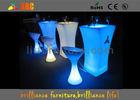 Polyethylene LED Lighting Furniture / Cocktail table for party & exhibition