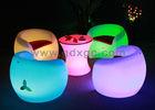 CE , ROHS , UL Illuminated / Glow Chair with 16 colors lighting