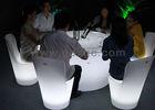 Lithium Battery Plastic Bar Chairs , Waterproof Fashionable Banquet Chair