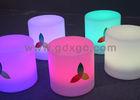 Nontoxic and peculiar smell LED round bar stool , LED Cube Chair