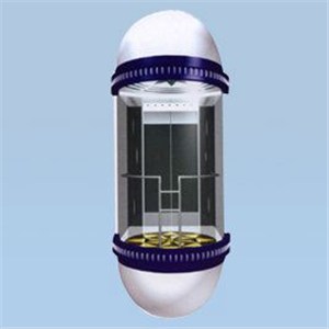 Elegent Panoramic Passenger Elevator With Glass Cabin