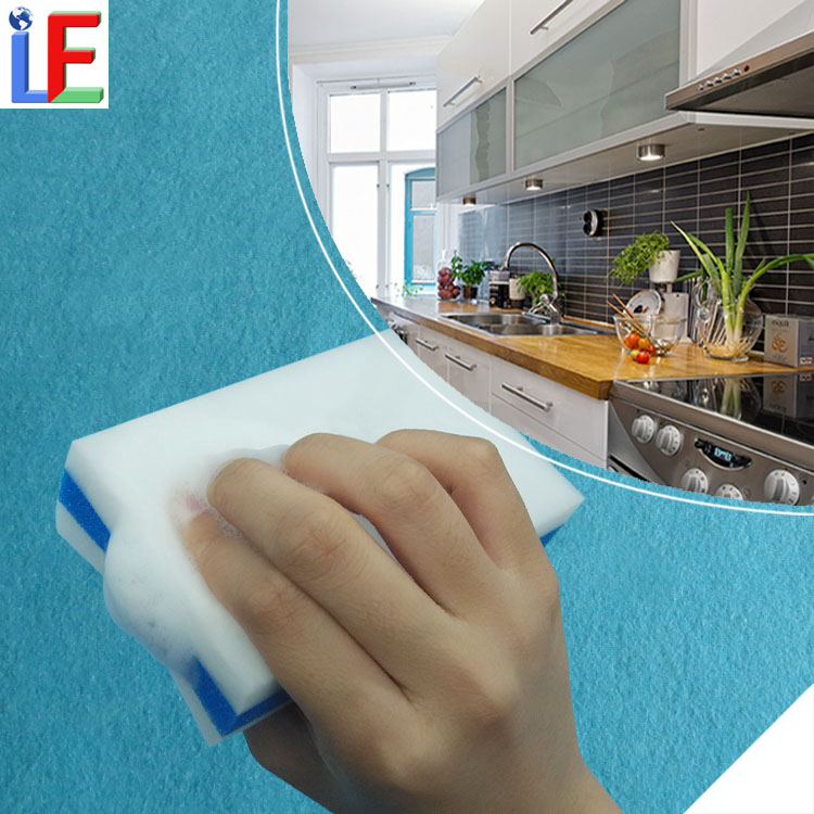 3 Layers Soap Inbulit Kitchen Cleaning Melamine Magic Eraser Sponge