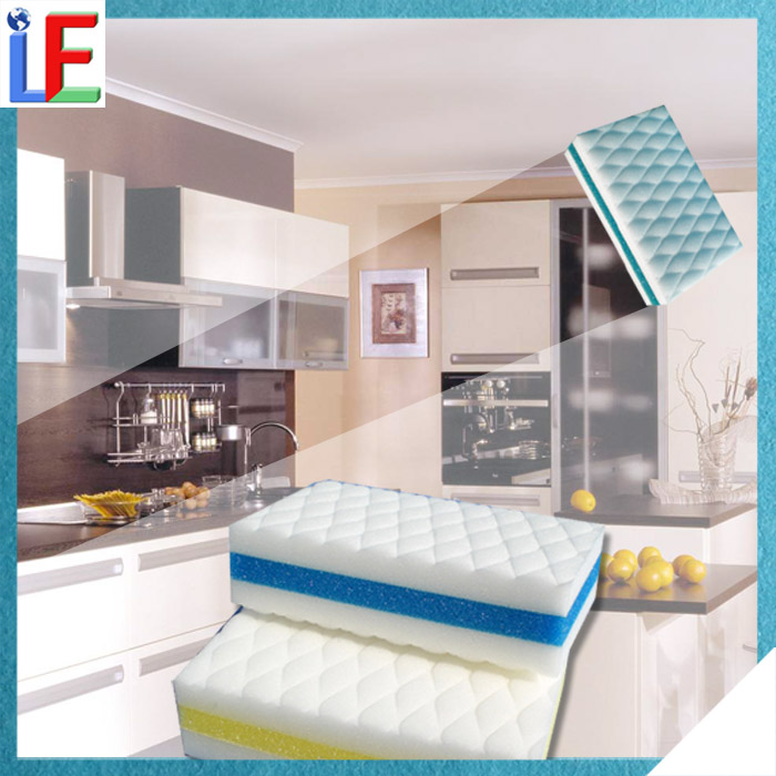 3 Layers Kitchen Cleaning Melamine Magic Eraser Sponge