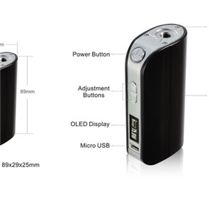 Vapor Storm 75W Temperature Control Box Mod Kits 510 Thread 2200 MAh