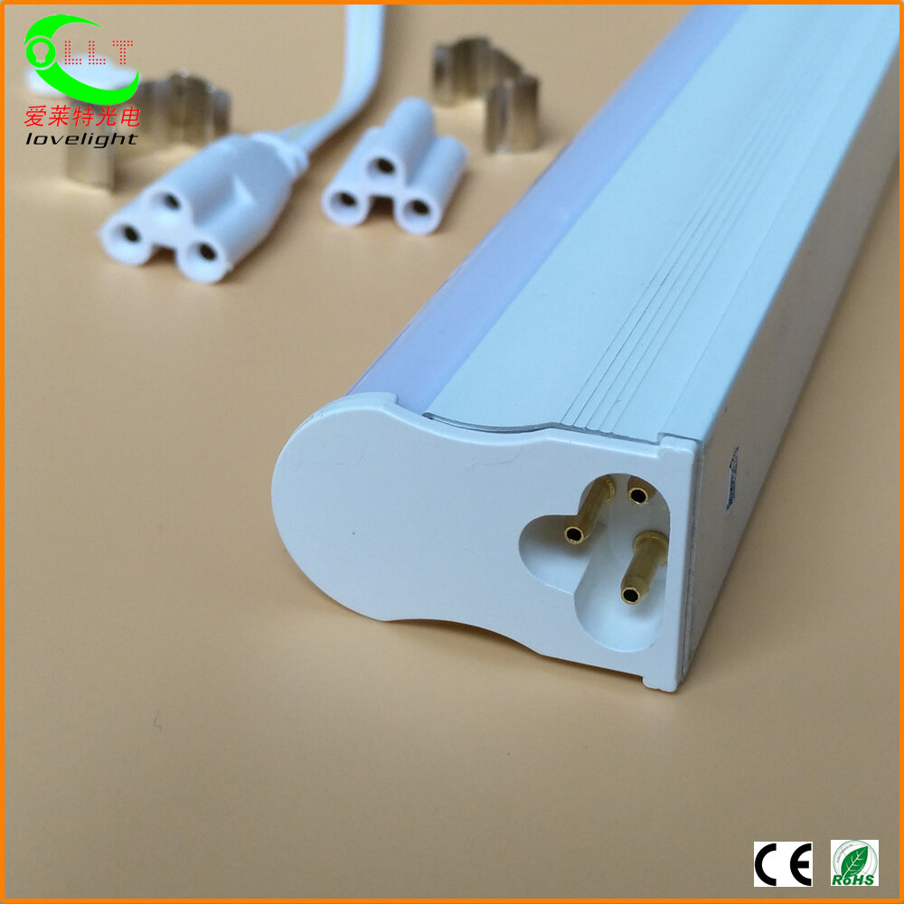 Integrated T5 LED Tube White Aluminum Housing