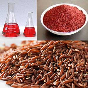 Food colorant of Red fermented rice