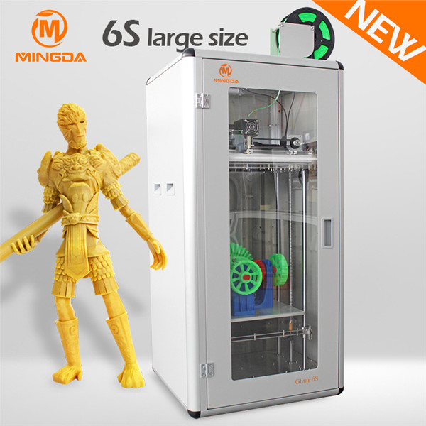 Wholesale price MINGDA large size FDM 3d printer machine with high quallity 1.75 mm PLA / ABS filament printed by SD card