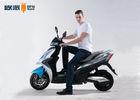 Powerful Max Speed 50km Electric Moped Scooter  Double LED Headlight CST Tubeless