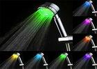 Temperature Controlled 7 Color LED Rain Shower Head With Handheld Temperature Controlled 7 Color LED Rain Shower Head With Handheld