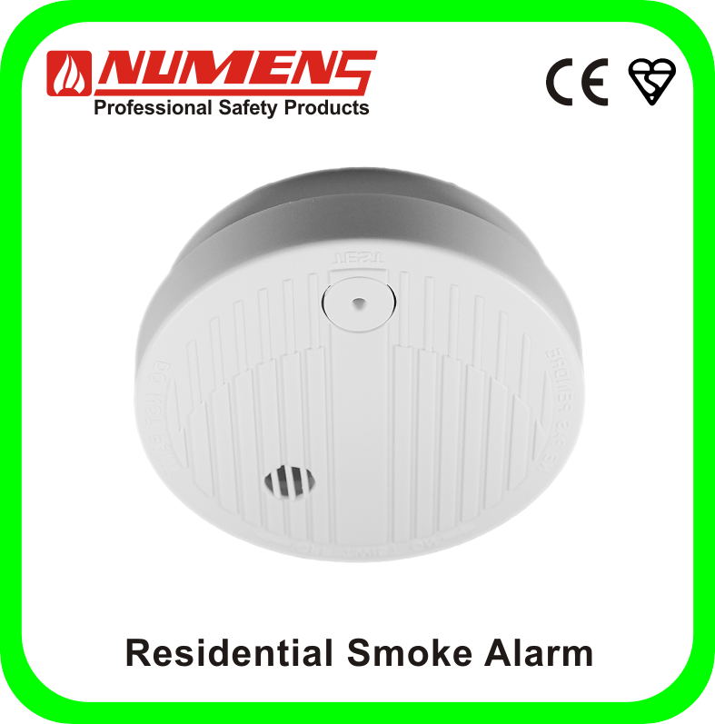 EN&UL Home 9v Batteries Induction Detector Cigarette Smoke Detector 