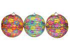 Hibiscus Printing  Accordion wedding decorations paper lanterns outdoor / indoor