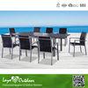 Fashion Design Extendable Patio Dining Table UV Protection , Retro Extending Glass Dining Table