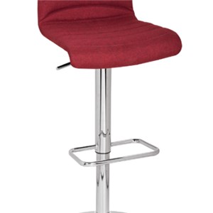 Fabric Seat Adjustable Bar Stool