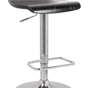 Plywood Seat Adjustable Bar Stool