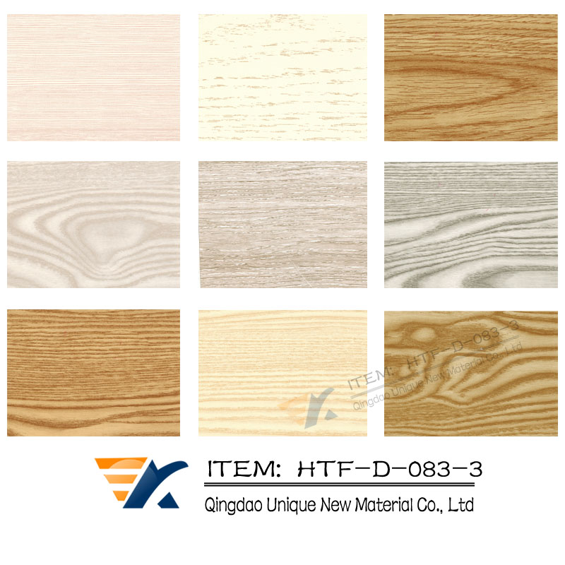 Heat transfer foil for WPC wall panel, Wood grain transfer foil