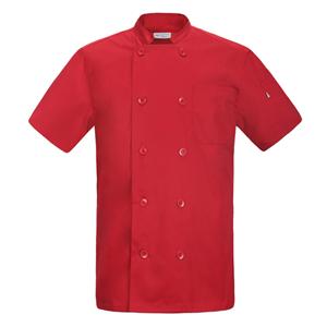 Popular Poly Cottton Chef Jackets With Breathable Function In Short Sleeve For Men