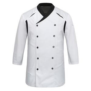 Customized?poly&cotton High Quality Long Sleeve Chef Jacket For Men