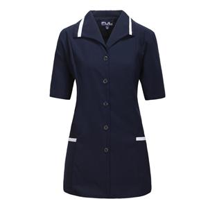 New Design& acute;s Poly Viscose Beauty Waitress& acute;s Top In Short Sleeve