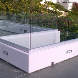 Aluminum Base Glass Railing