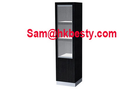 Antique and estate jewelry Timber veneered MDF showcase featuring LED lighting