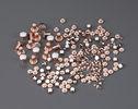 AgCu Silver Plated Electrical Contacts / Silver Plated Copper Contacts For Starters