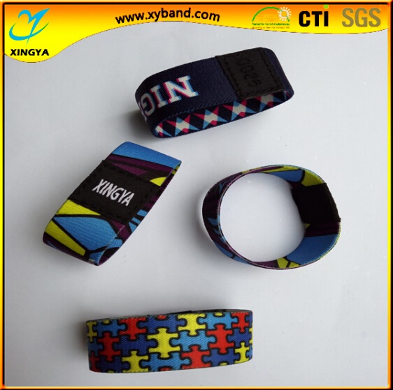 Custom Printed Polyester Elastic Wristband