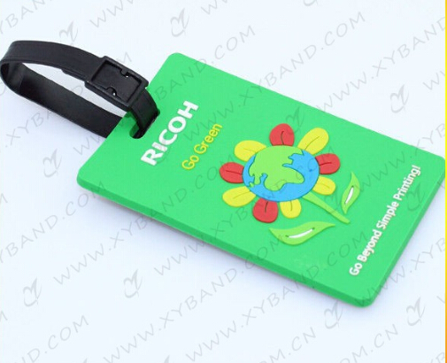 silicone luggage tag 