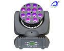 12 * 10 Watt LED Wash Moving Head High Brightness DMX Moving Head Wash Led Lighting