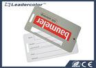 Plastic Business Luggage Keychain Barcode Cards Hole Punching Lenticular