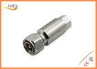 High Performence RF 4.3-10 Type Connector Male / Female 25.4  mm Flange Pitch