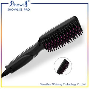 2016 Most Hot Sale MCH Heater LCD Hair Straighener Brush