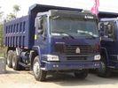 Dump Camion Steel Heavy Commercial Trucks , Heavy Load Truck With Warranty