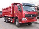 Sinotruk Howo 20 Ton Dump Tipper Truck , 6x4 Heavy Load Truck With Cabin
