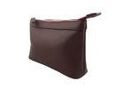 Fashion Dark Red Travel Accessory Bag Zipper Pouch For Travel / Outdoor