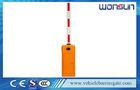 Aluminum Alloy Straight Vehicle Barrier Gates Remote Control and Loop Sensor With Durable Motor