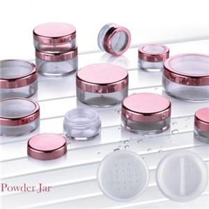 plastic cosmetic jars