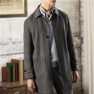 Wool Men& acute;s Coat