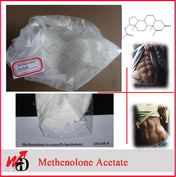 Muscle Building Steroid Powder Chemical Raw Material Hormone Methenolone Acetate 