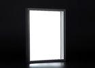 19”x15” Rectangle Wooden Framed Mirrors With Shadow Box Construction In Black And White