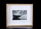 Single Matted 8”x12” Wooden Collages Photo Frame In Natural And White Colors