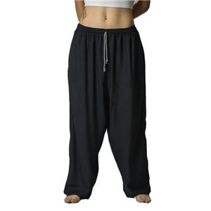 Solid Color Drawstring Women& acute;s Yoga Message Pants