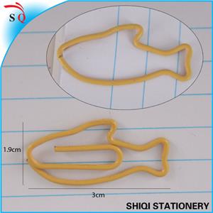 High Quality Plastic Coated Fish Paper Clips