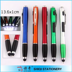Unique Design Wholesale 3 In 1 Touch Led Pen